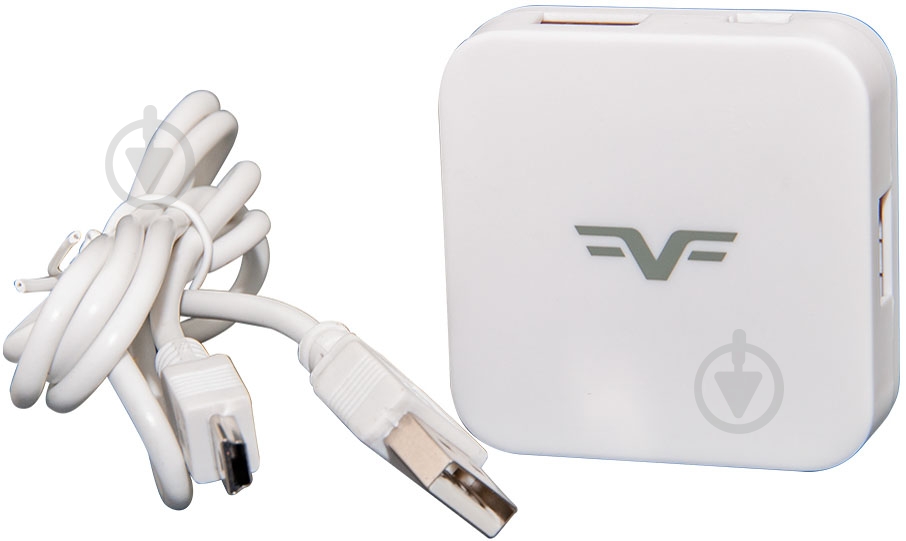USB-хаб Frime 4хUSB2.0 white (FH-20021) - фото 1