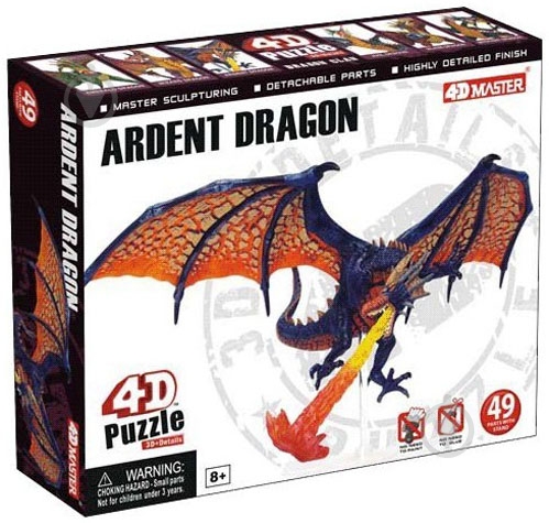 Пазл объемный 4D Master Дракон Огнедышащий 26844 - фото 1
