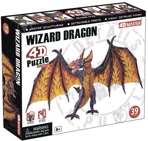 Пазл объемный 4D Master Дракон Магический 26845 - фото 1