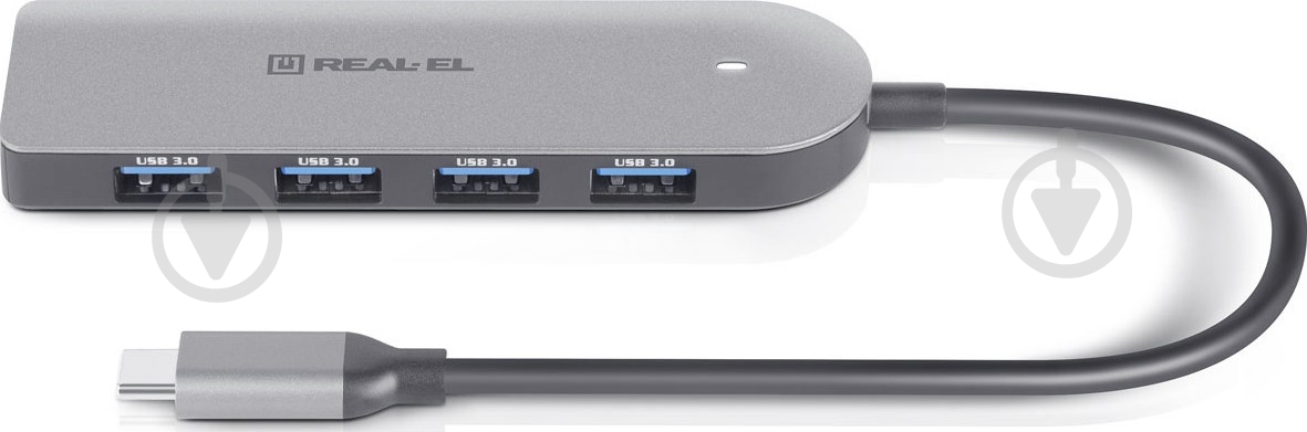 USB-хаб Real-el REAL-EL CQ-415 Space Grey - фото 2 USB-хаб Real-el REAL-EL CQ-415 Space Grey - фото 2