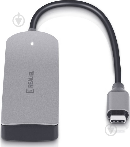 USB-хаб Real-el REAL-EL CQ-415 Space Grey - фото 5 USB-хаб Real-el REAL-EL CQ-415 Space Grey - фото 5