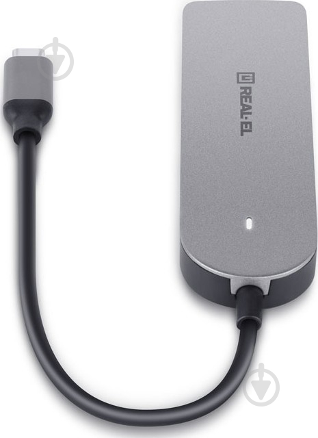 USB-хаб Real-el REAL-EL CQ-415 Space Grey - фото 8 USB-хаб Real-el REAL-EL CQ-415 Space Grey - фото 8