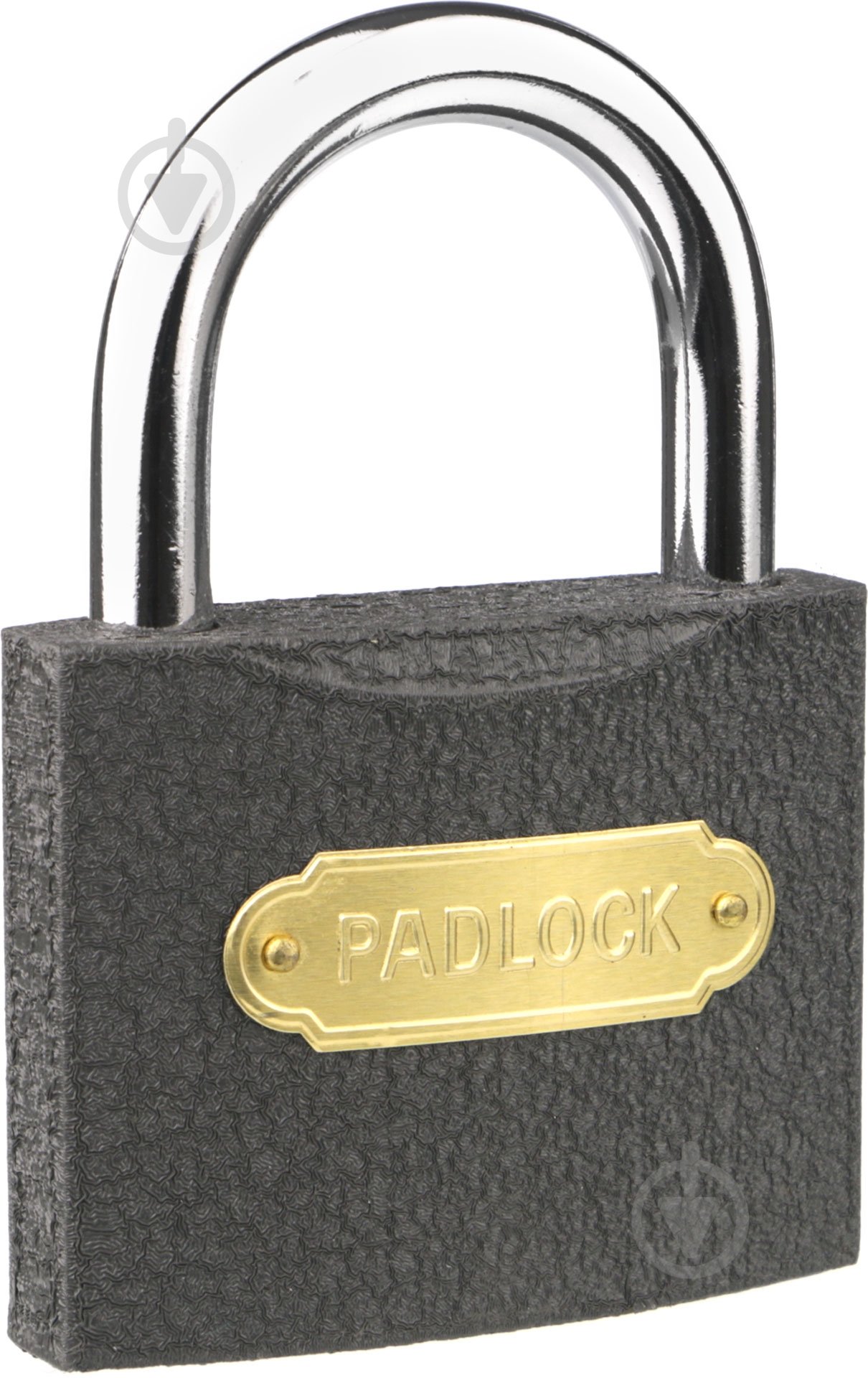 Замок навесной 32 мм серый открытый (амбарный) - фото 1