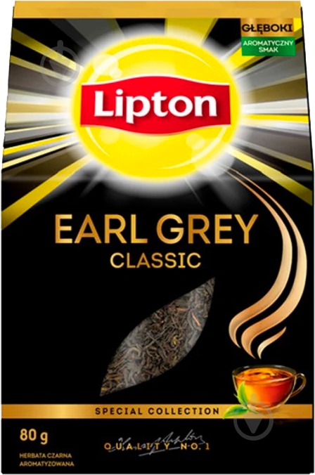 Чай чорний Lіpton Ерл Грей 80 г - фото 1