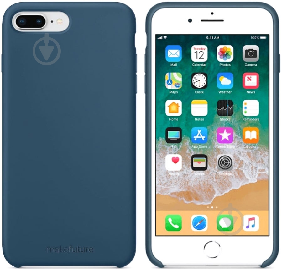 Чехол-накладка MakeFuture MCS-AI7P/8PBL для Apple iPhone 7 Plus/8 Plus - фото 1