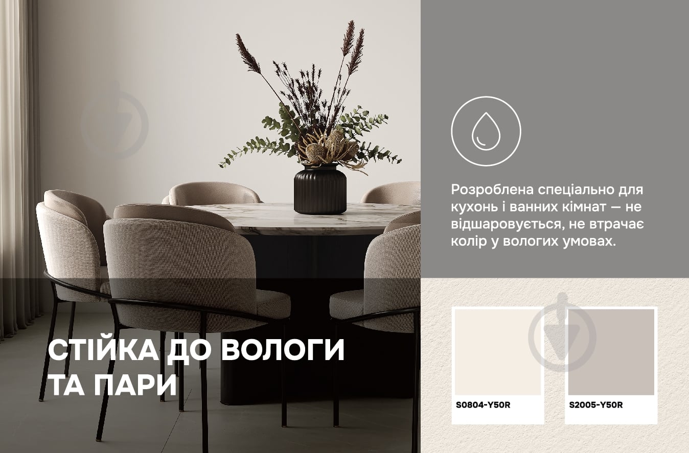 Фарба інтер'єрна латексна Ceresit IN 52 Super мат JAVA 3 5 л - фото 9