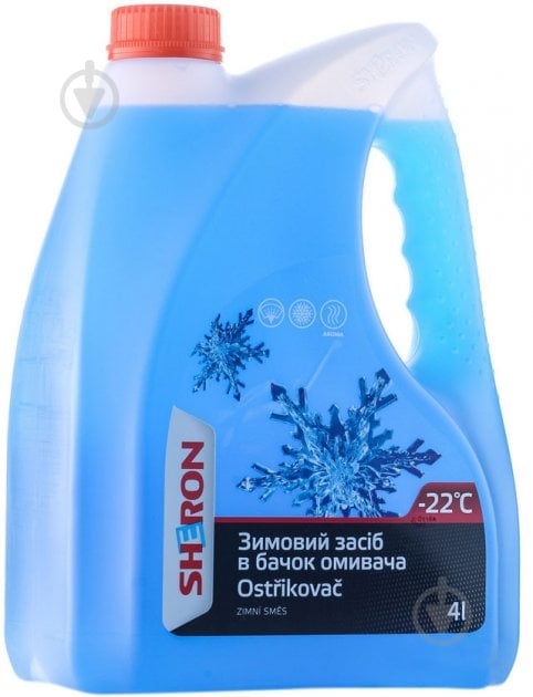 Омыватель стекла SHERON зима -22 °С 4 л - фото 1