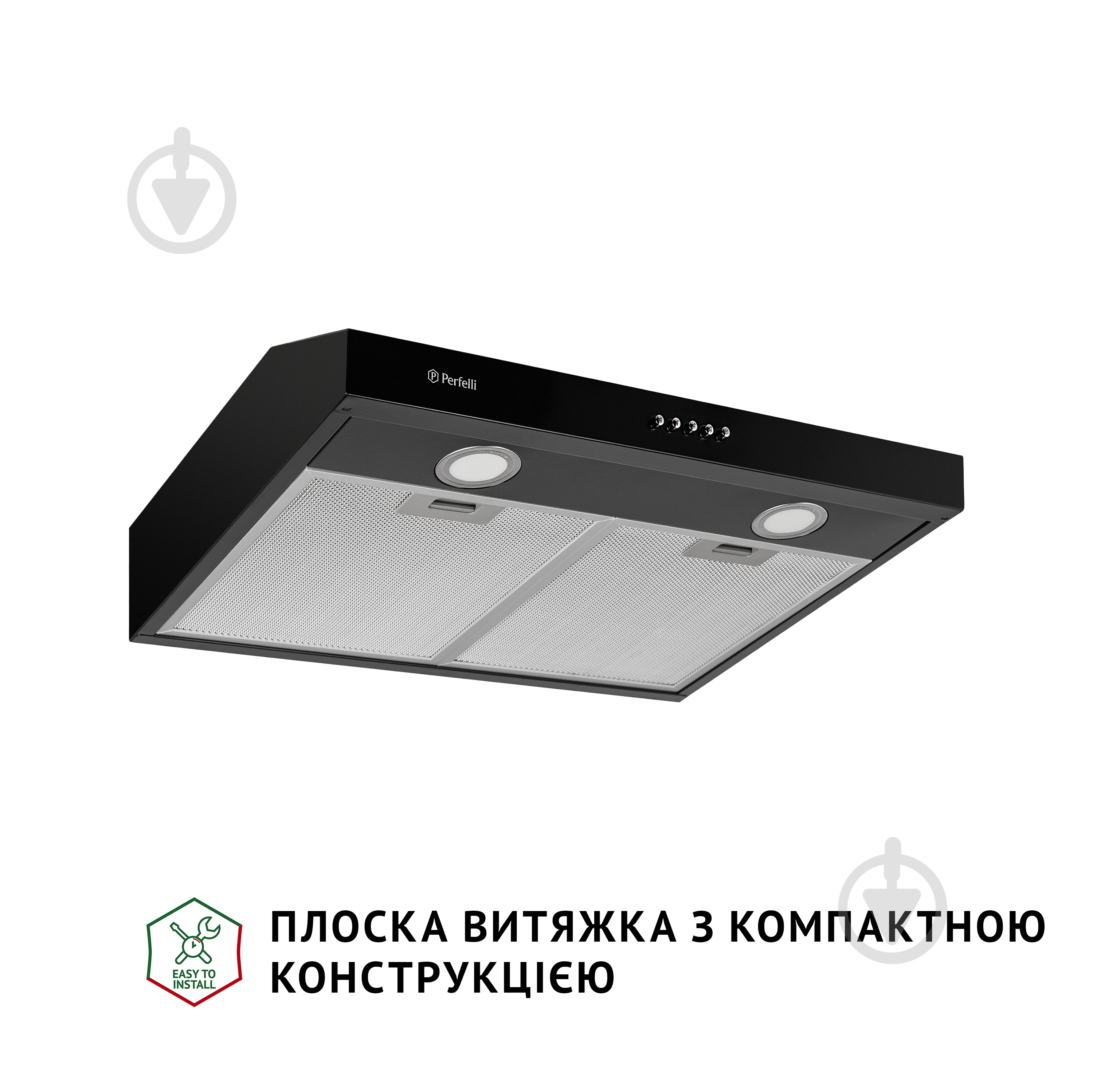 Вытяжка Perfelli PL 5002 BL LED плоская - фото 2