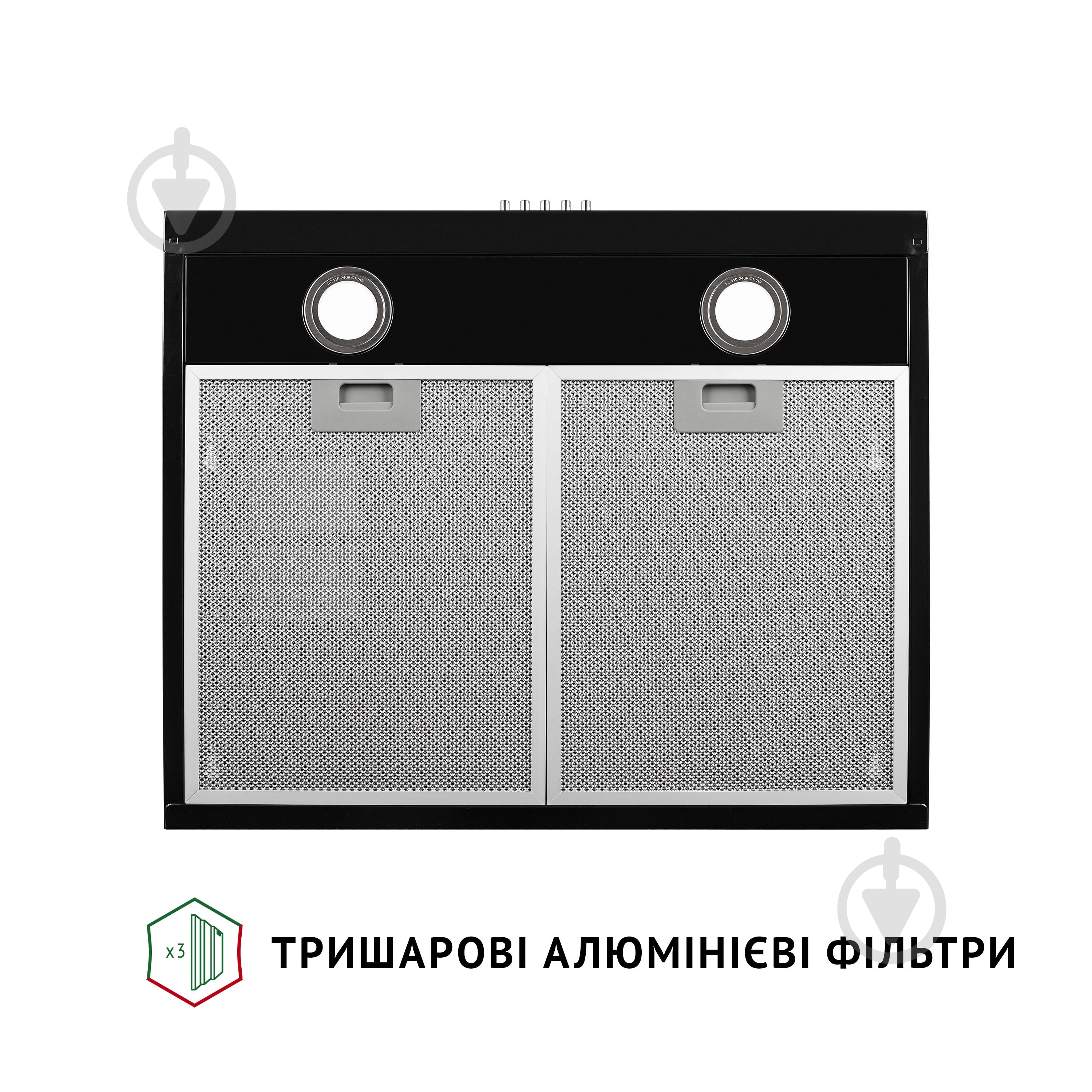 Вытяжка Perfelli PL 6002 BL LED плоская - фото 6