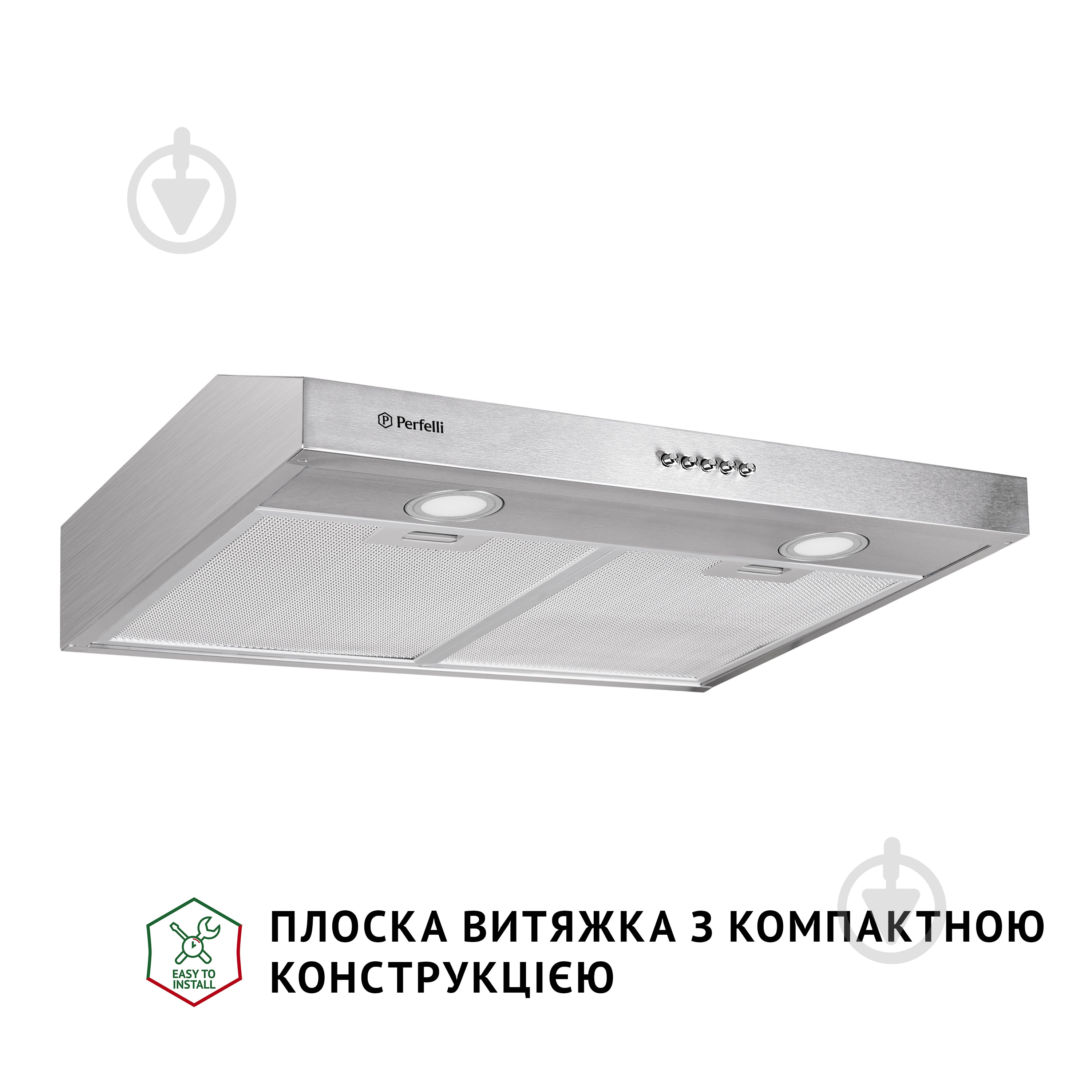 Вытяжка Perfelli PL 6002 I LED плоская - фото 2