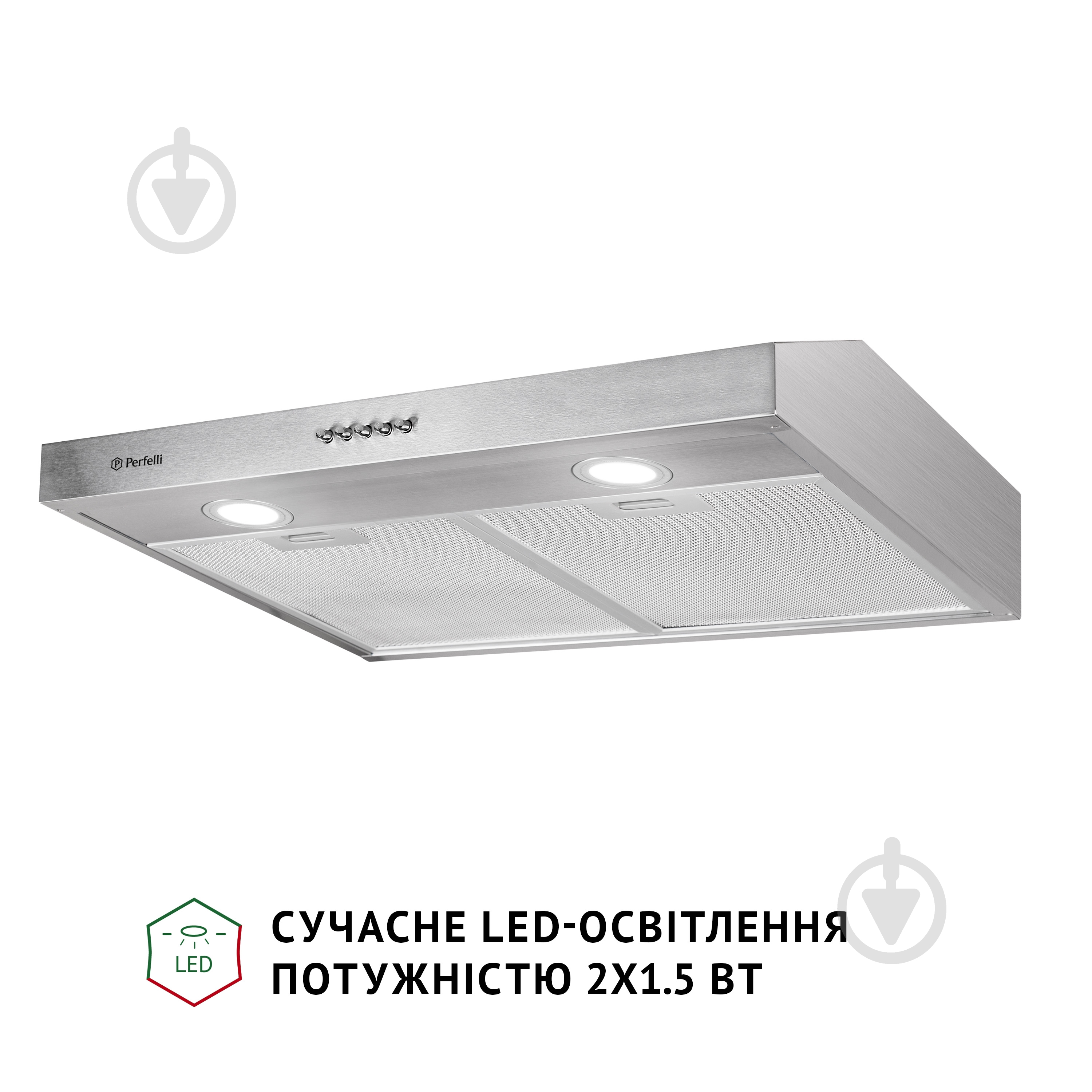 Вытяжка Perfelli PL 6002 I LED плоская - фото 3