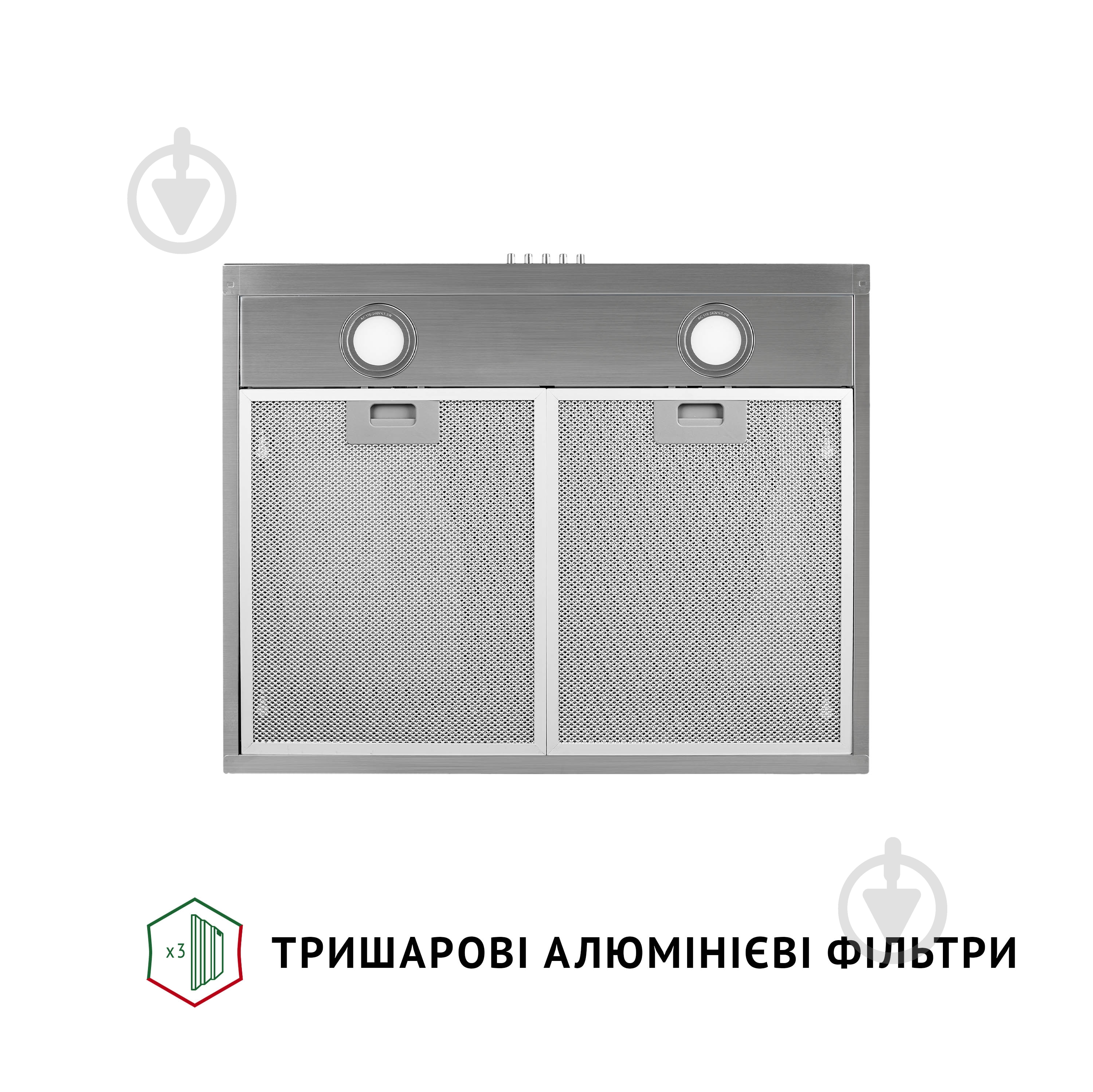 Вытяжка Perfelli PL 6002 I LED плоская - фото 6