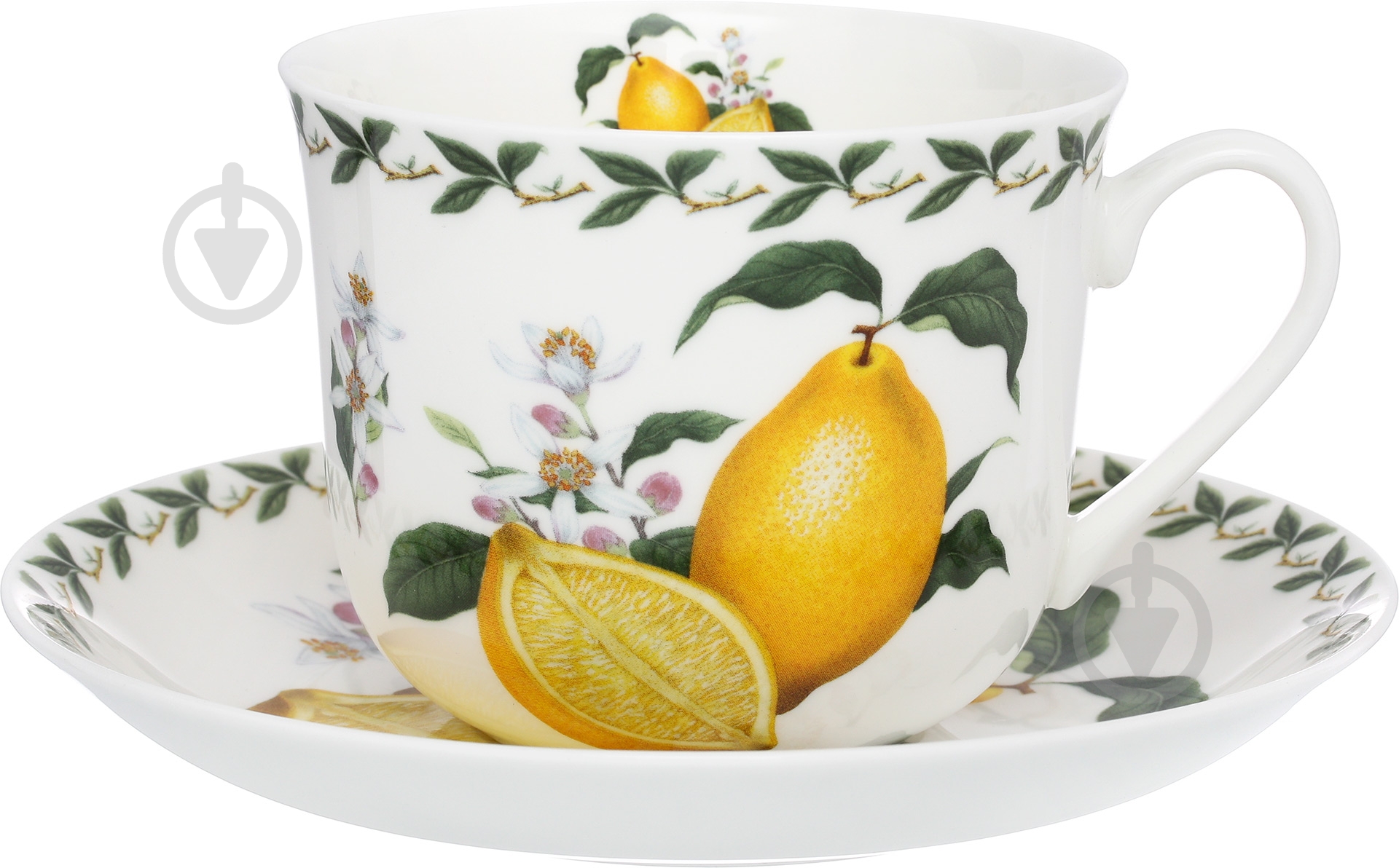 Чашка с блюдцем Maxwell & Williams Lemon 450 мл PB8108 - фото 1