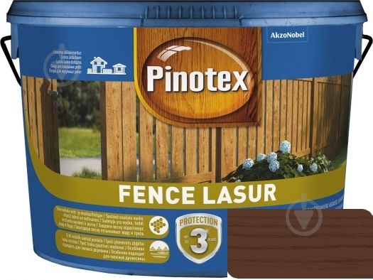 Деревозащитное средство Pinotex fence lazur тик мат 2,5 л - фото 1