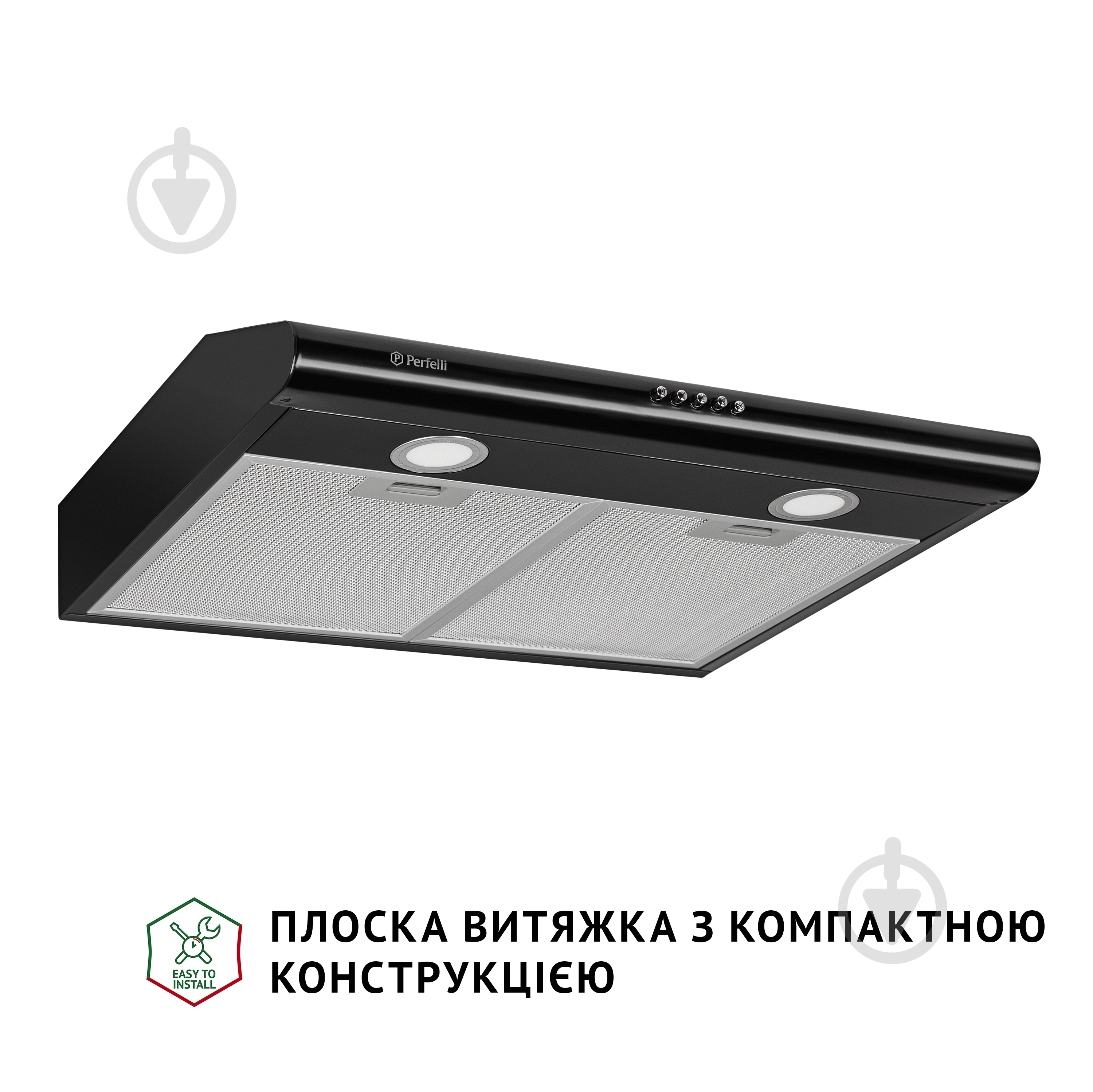 Вытяжка Perfelli PL 6022 BL LED плоская - фото 2 Вытяжка Perfelli PL 6022 BL LED плоская - фото 2