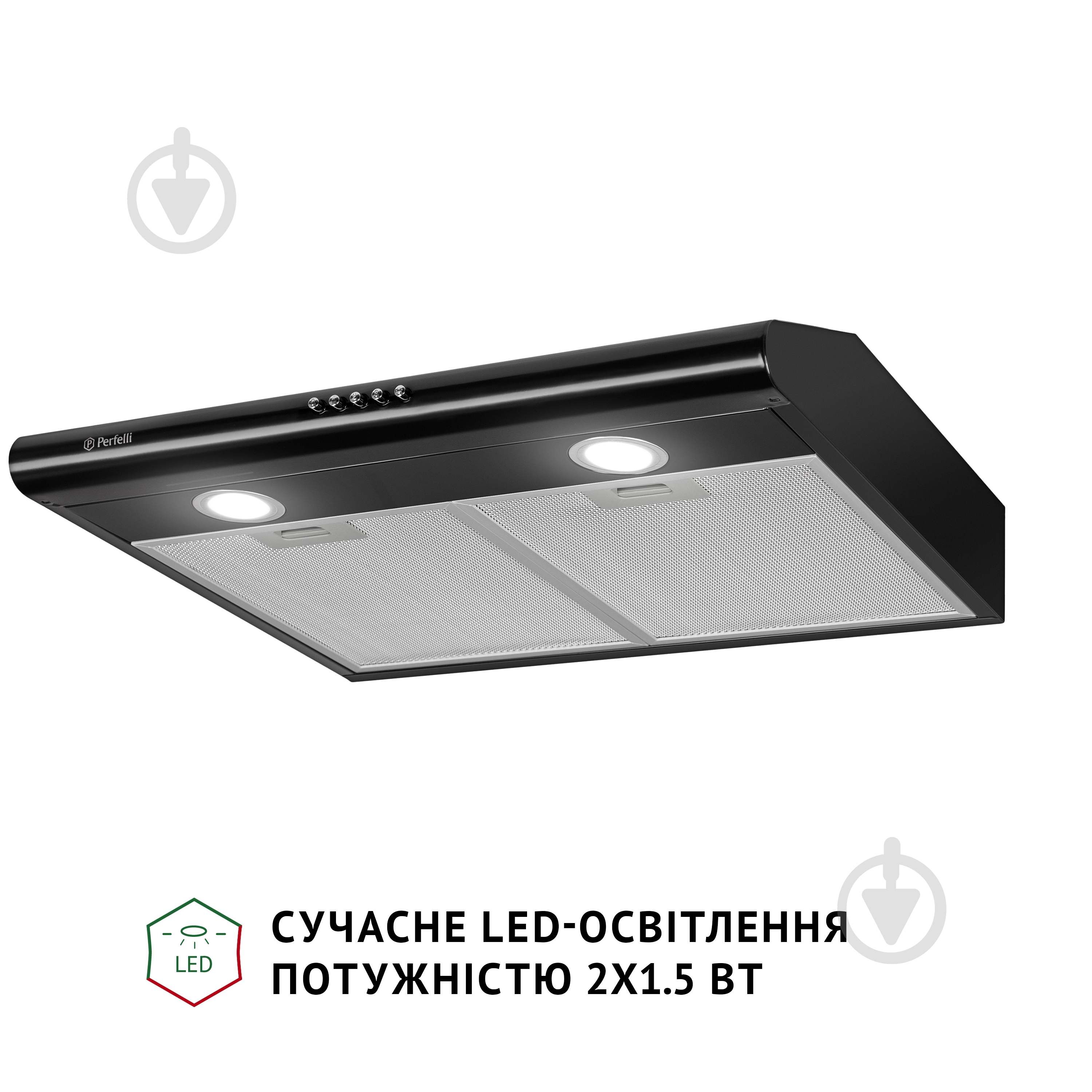 Вытяжка Perfelli PL 6022 BL LED плоская - фото 3 Вытяжка Perfelli PL 6022 BL LED плоская - фото 3