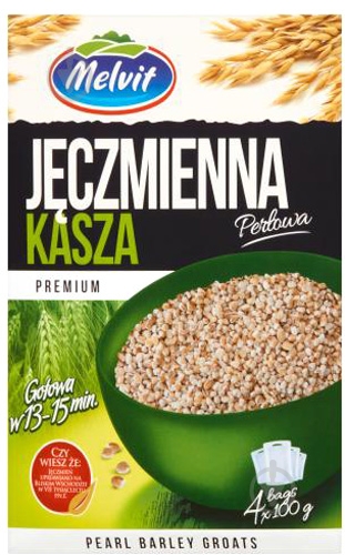Крупа перловая Melvit в пакетиках для варки 400 г - фото 1 Крупа перловая Melvit в пакетиках для варки 400 г - фото 1