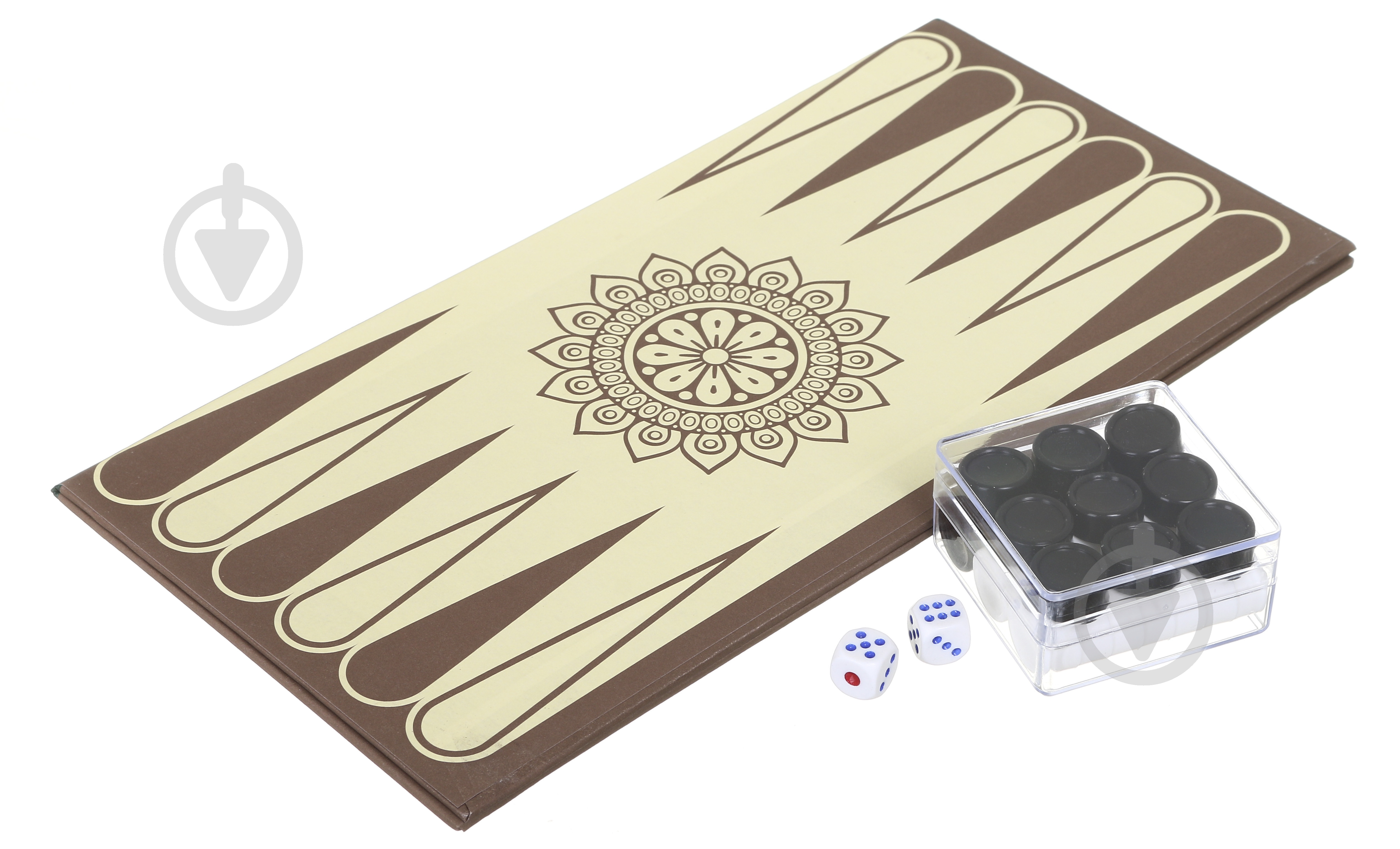 Нарды CSP D1-6 TRIANGLE CSP AW2223 разноцветный - фото 1