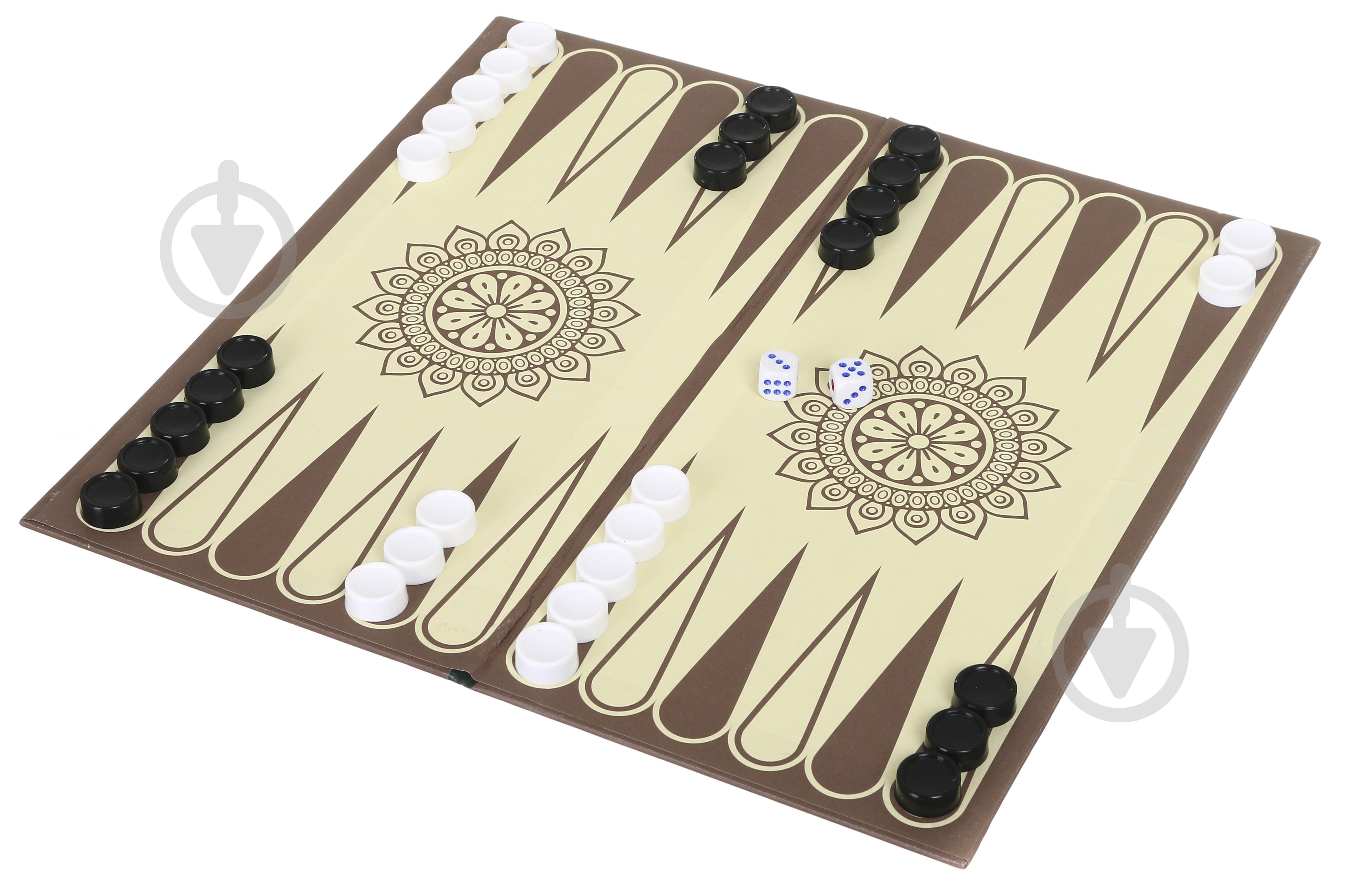 Нарды CSP D1-6 TRIANGLE CSP AW2223 разноцветный - фото 2