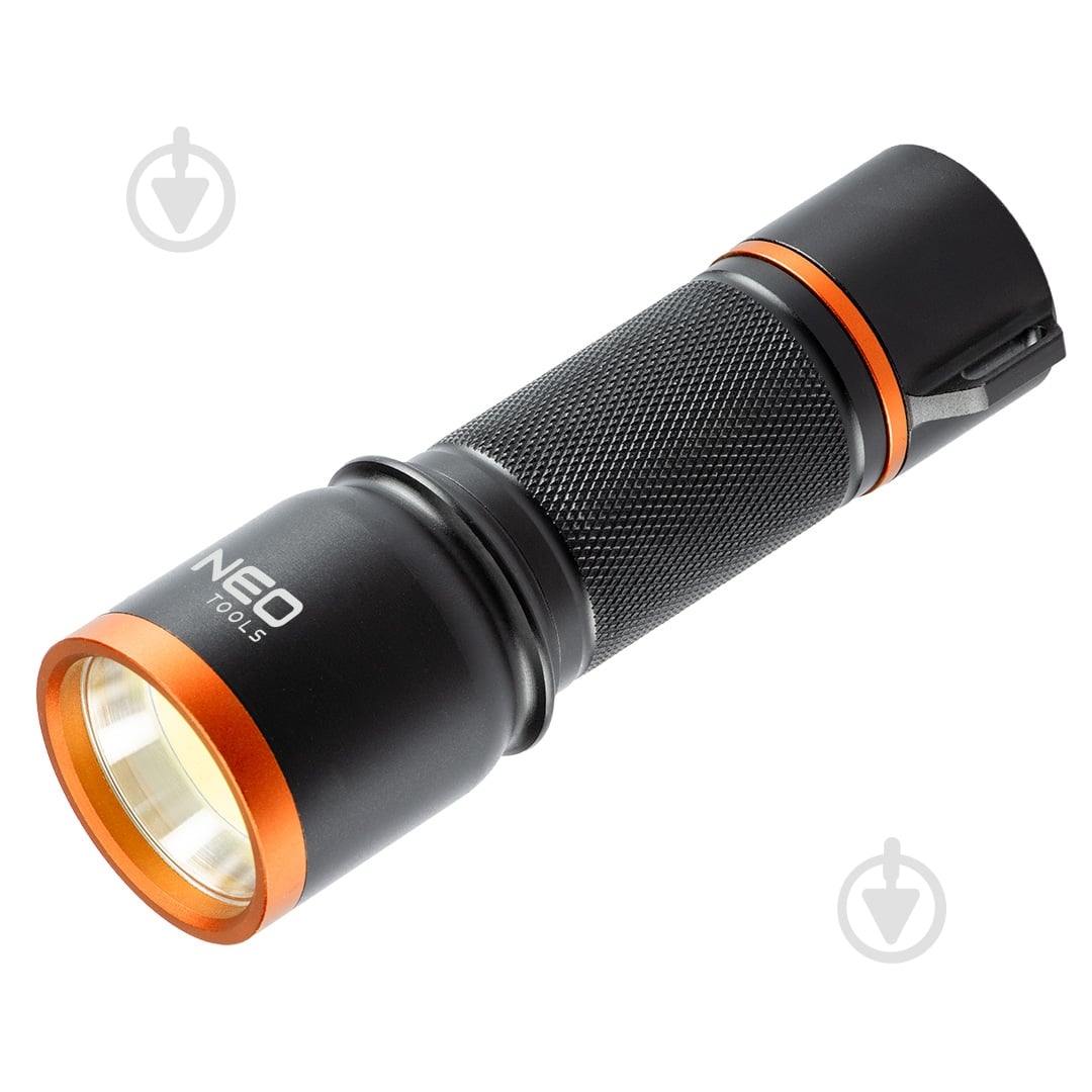 Фонарь тактический NEO tools COB 200 Lm черный 99-032 - фото 1 Фонарь тактический NEO tools COB 200 Lm черный 99-032 - фото 1