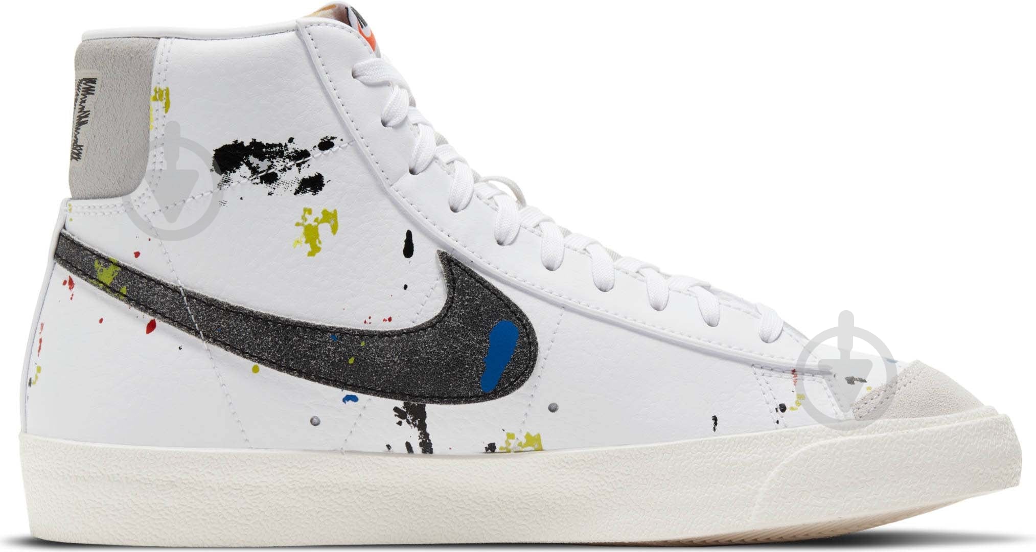 Кроссовки мужские демисезонные Nike Blazer Mid '77 DC7331-100 р.44 белые - фото 2