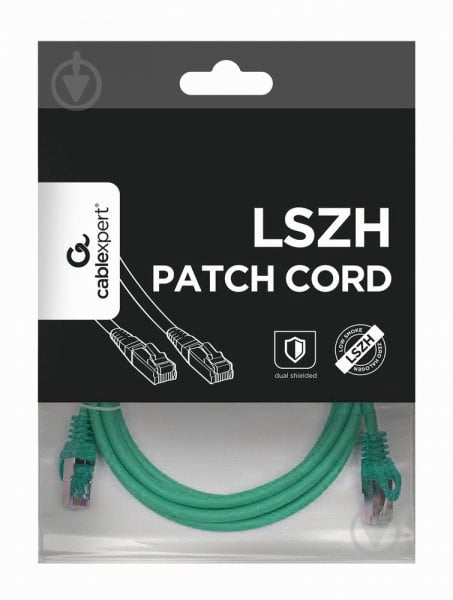 Патч-корд Cablexpert PP6A-LSZHCU-G-2M S/FTP литой 2 м зеленый - фото 4