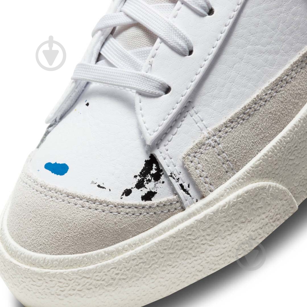 Кроссовки мужские демисезонные Nike Blazer Mid '77 DC7331-100 р.41 белые - фото 9