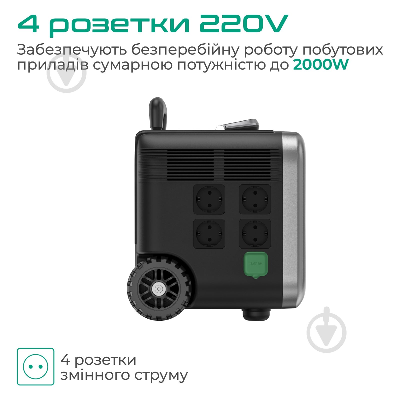 Зарядна станція ZENDURE SuperBase Pro 1500 (1440 Вт·год) - фото 6
