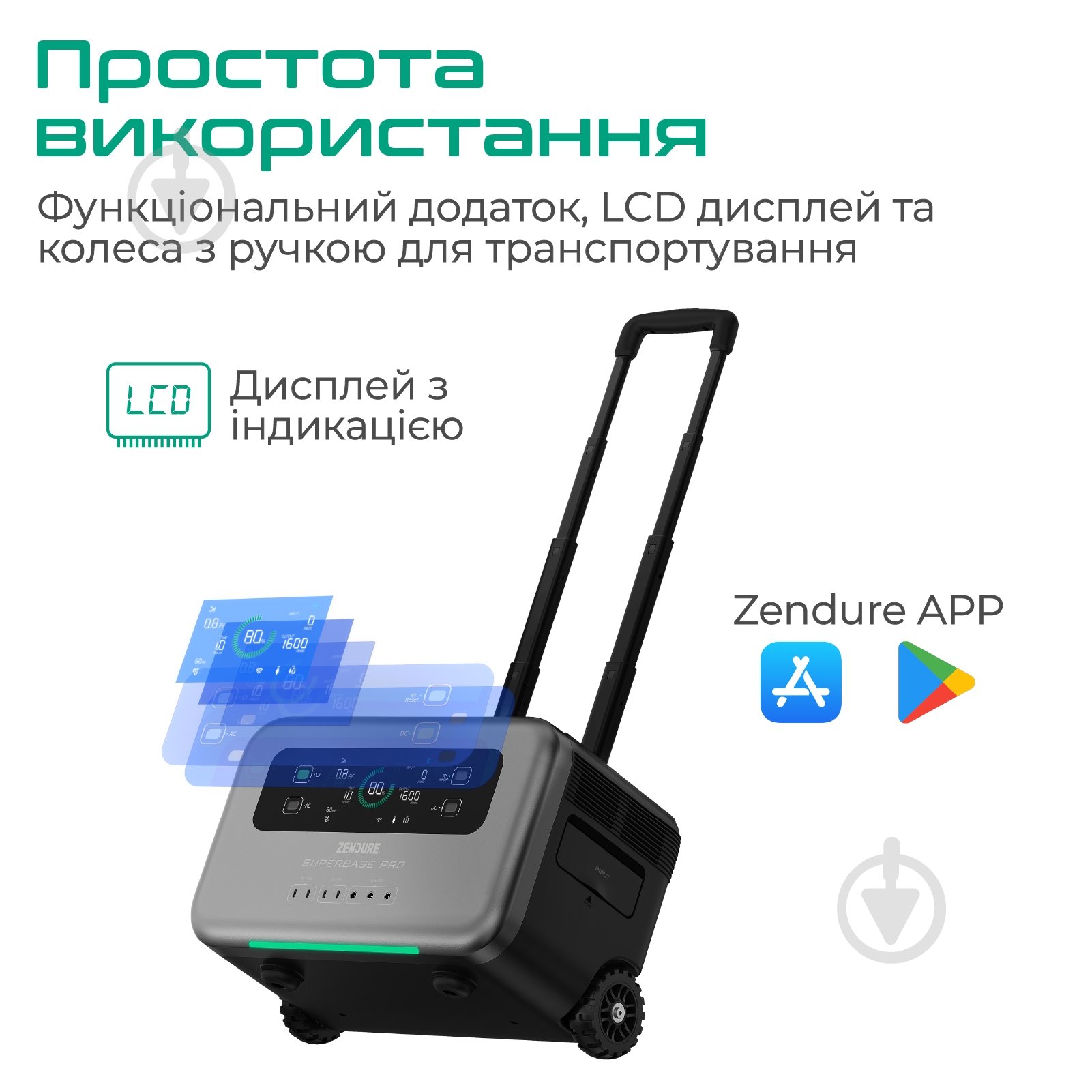 Зарядна станція ZENDURE SuperBase Pro 1500 (1440 Вт·год) - фото 10