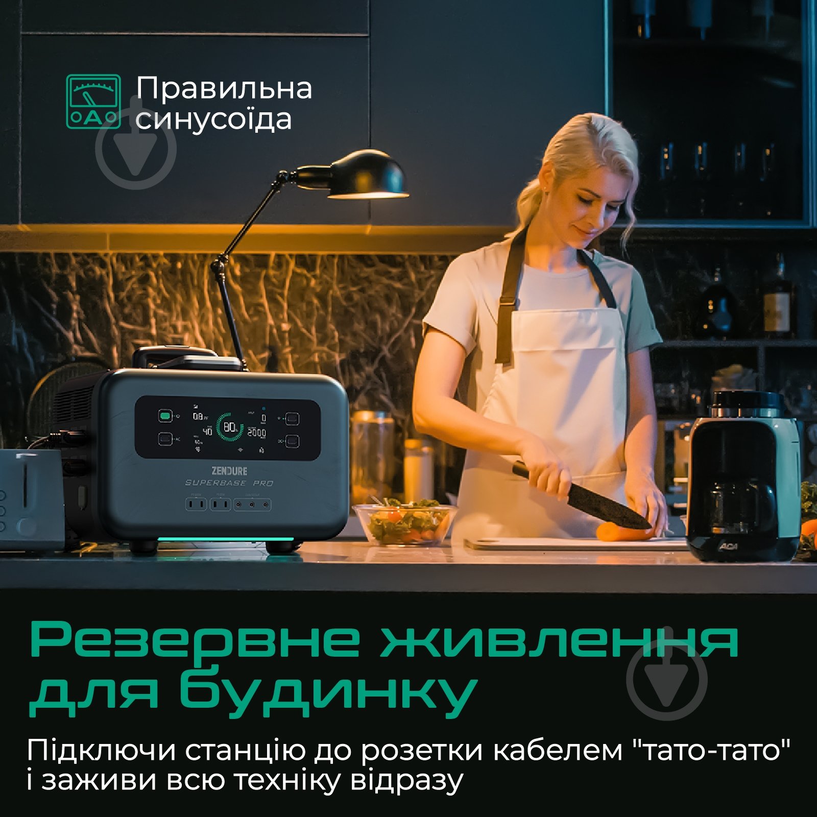 Зарядна станція ZENDURE SuperBase Pro 1500 (1440 Вт·год) - фото 2