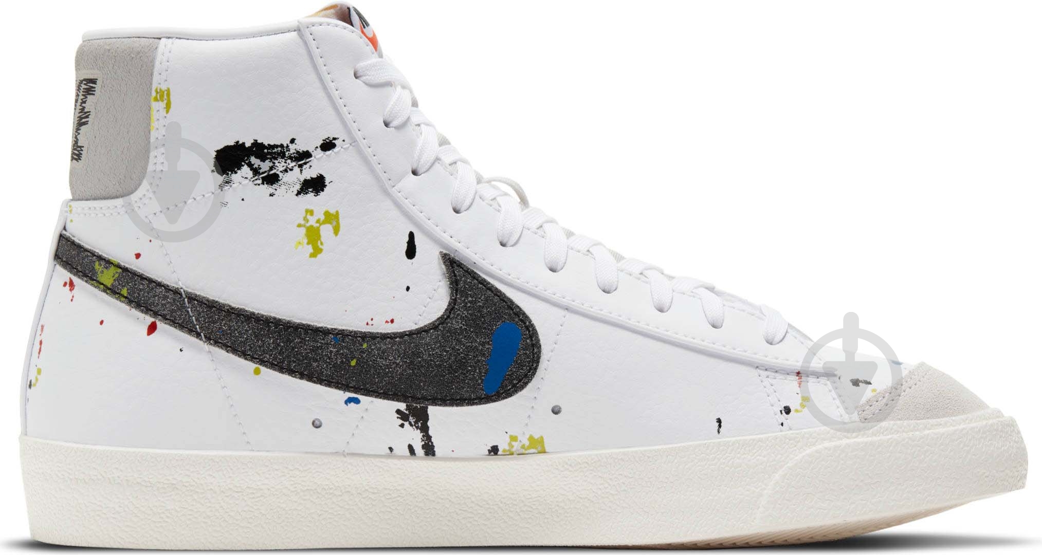 Кроссовки мужские демисезонные Nike Blazer Mid '77 DC7331-100 р.42,5 белые - фото 2