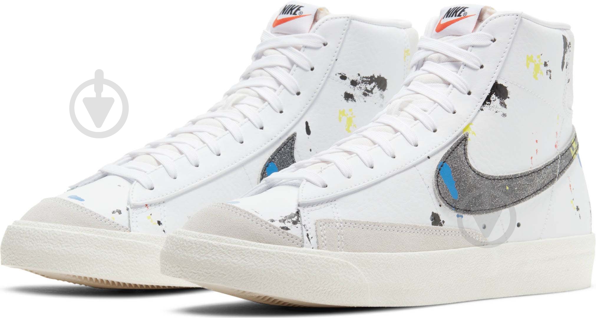 Кроссовки мужские демисезонные Nike Blazer Mid '77 DC7331-100 р.42,5 белые - фото 6
