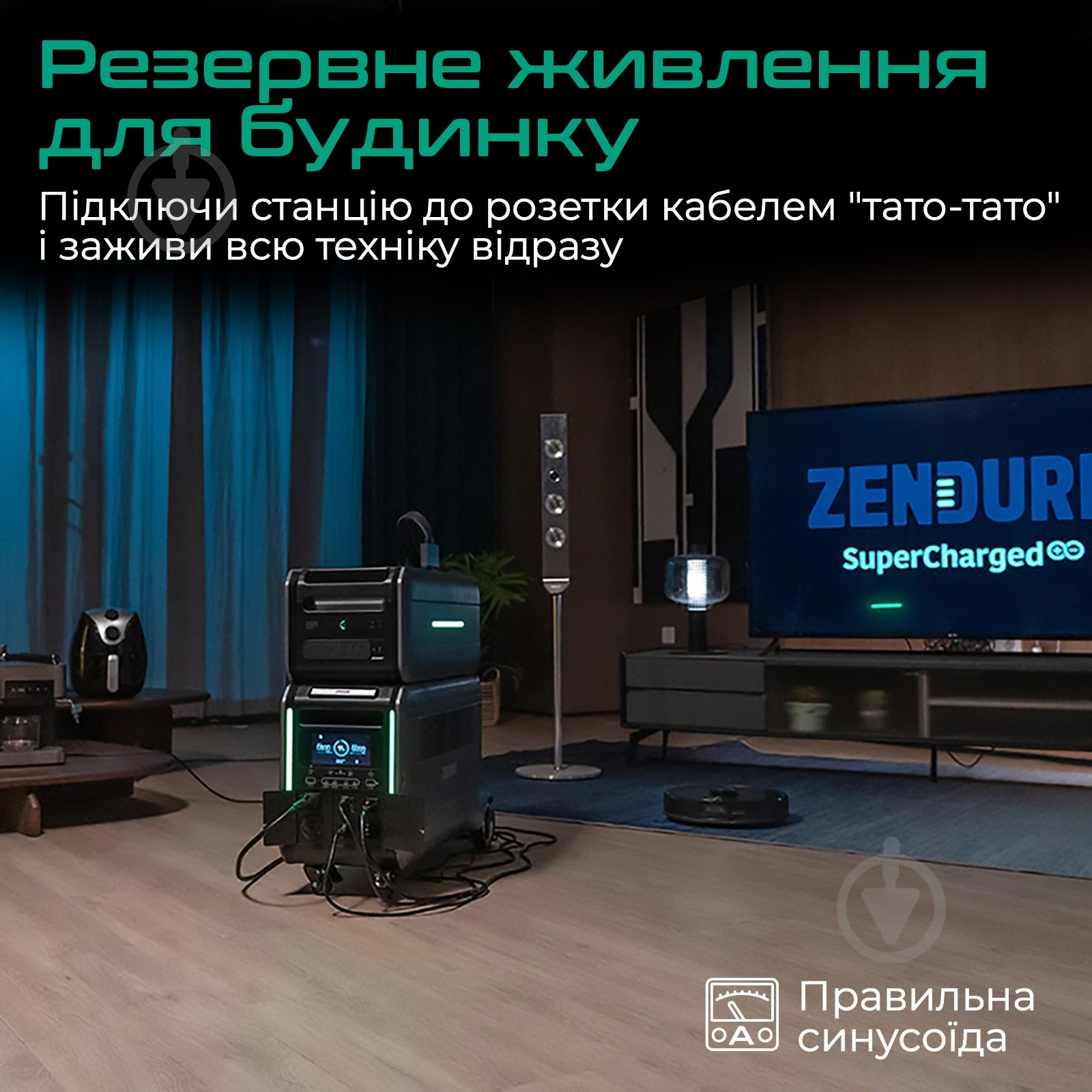 Зарядна станція ZENDURE SuperBase V4600 (4608 Вт·год) - фото 3
