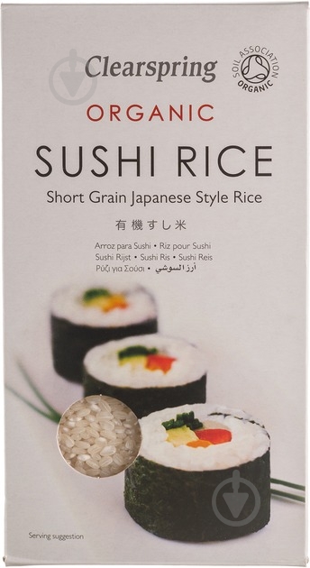 Рис для суши Clearspring органический - фото 1 Рис для суши Clearspring органический - фото 1