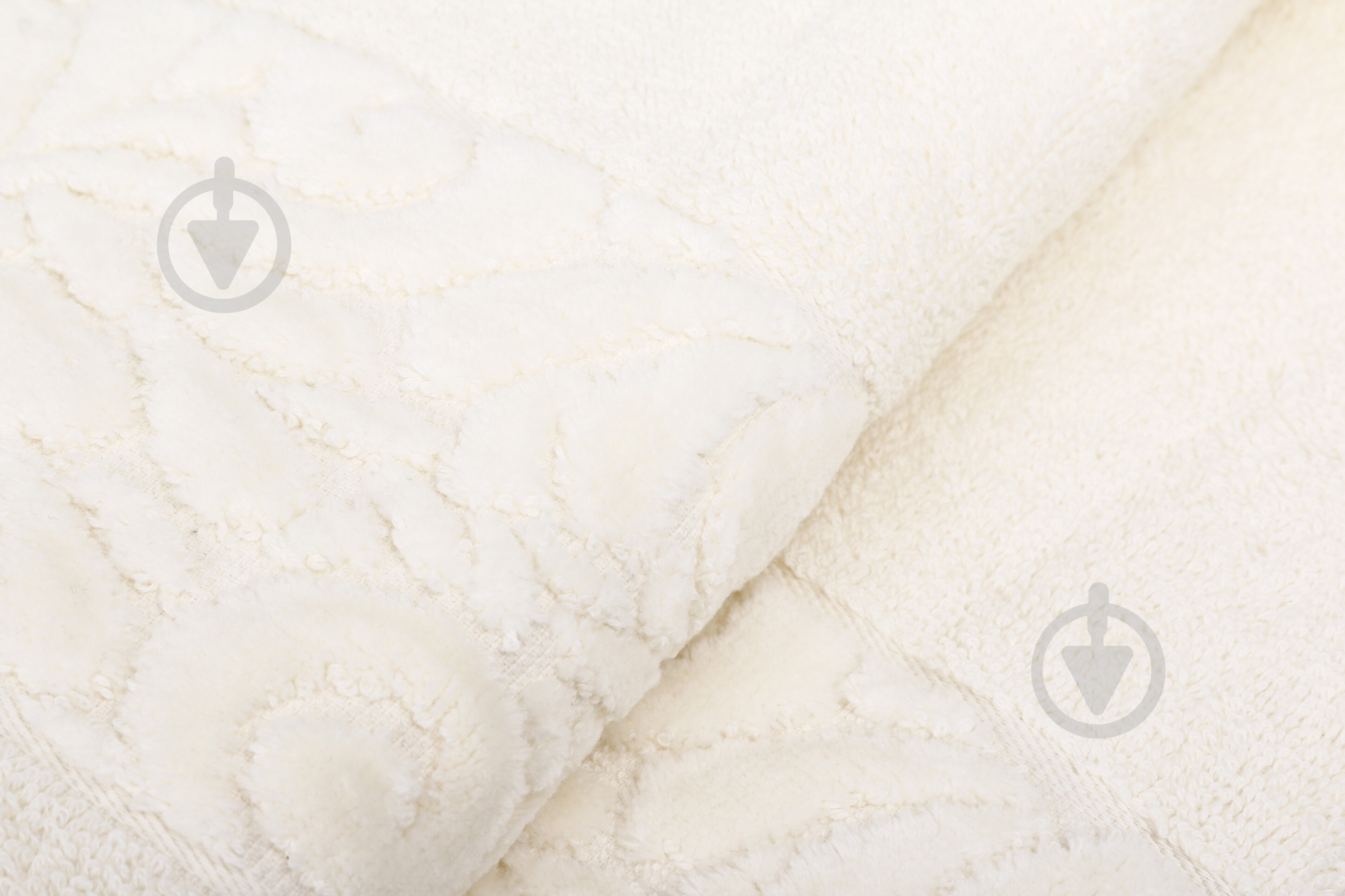 Набір рушників Квіткова вуаль 2 шт. молочний BILTEX - фото 2 Набір рушників Квіткова вуаль 2 шт. молочний BILTEX - фото 2