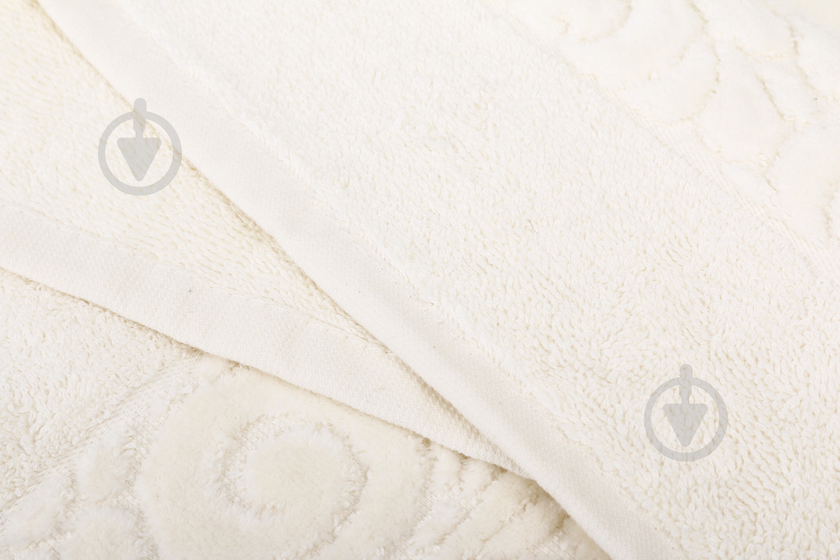 Набір рушників Квіткова вуаль 2 шт. молочний BILTEX - фото 3 Набір рушників Квіткова вуаль 2 шт. молочний BILTEX - фото 3