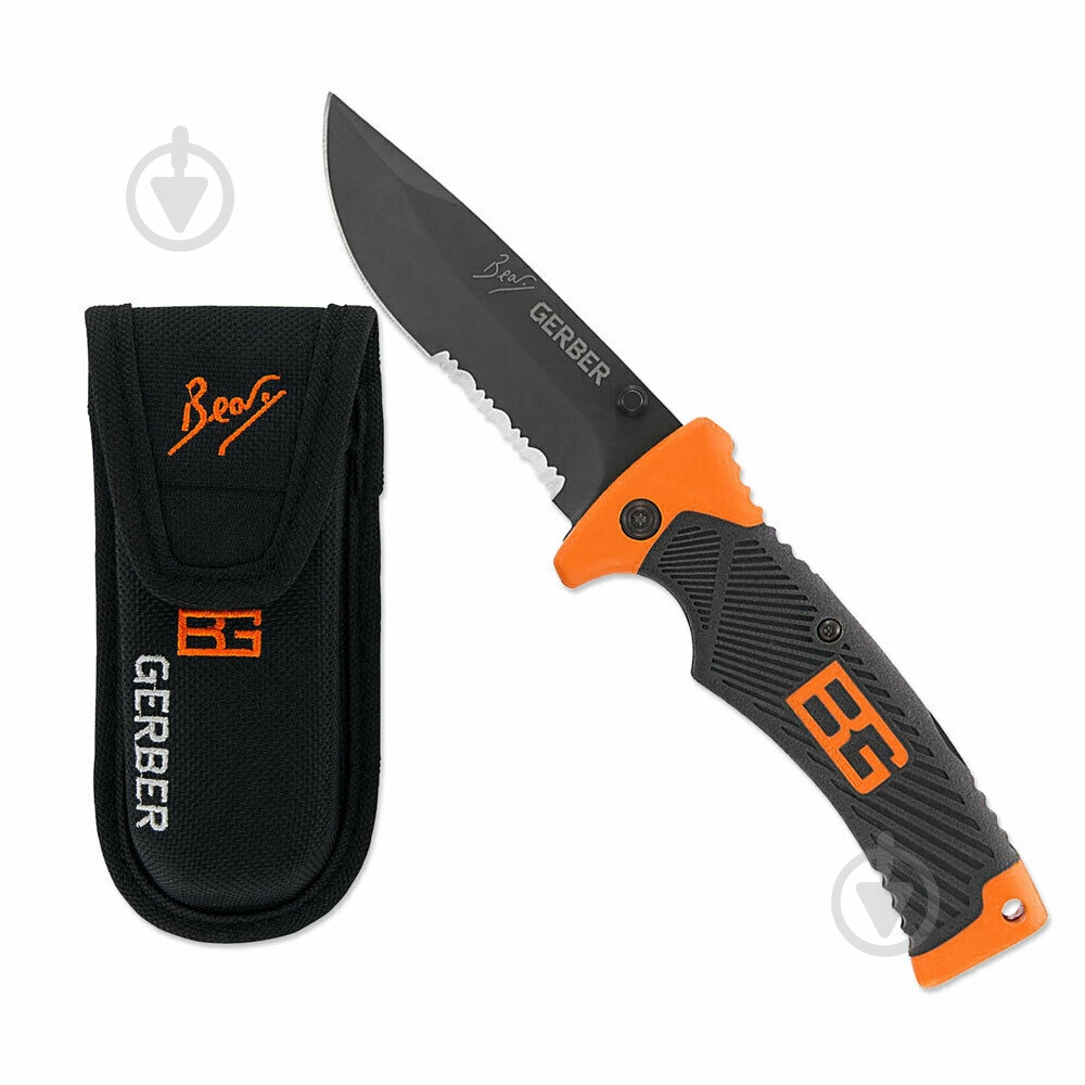 Нож раскладной Gerber Bear Grylls Folding Knife 25072 - фото 1 Нож раскладной Gerber Bear Grylls Folding Knife 25072 - фото 1