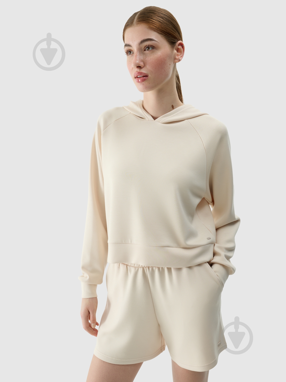 Джемпер 4F SWEATSHIRT F1562 4FWSS25TSWSF1562-83S р.2XL бежевий - фото 1