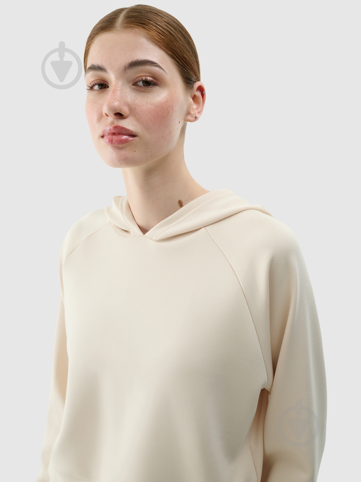 Джемпер 4F SWEATSHIRT F1562 4FWSS25TSWSF1562-83S р.2XL бежевий - фото 2