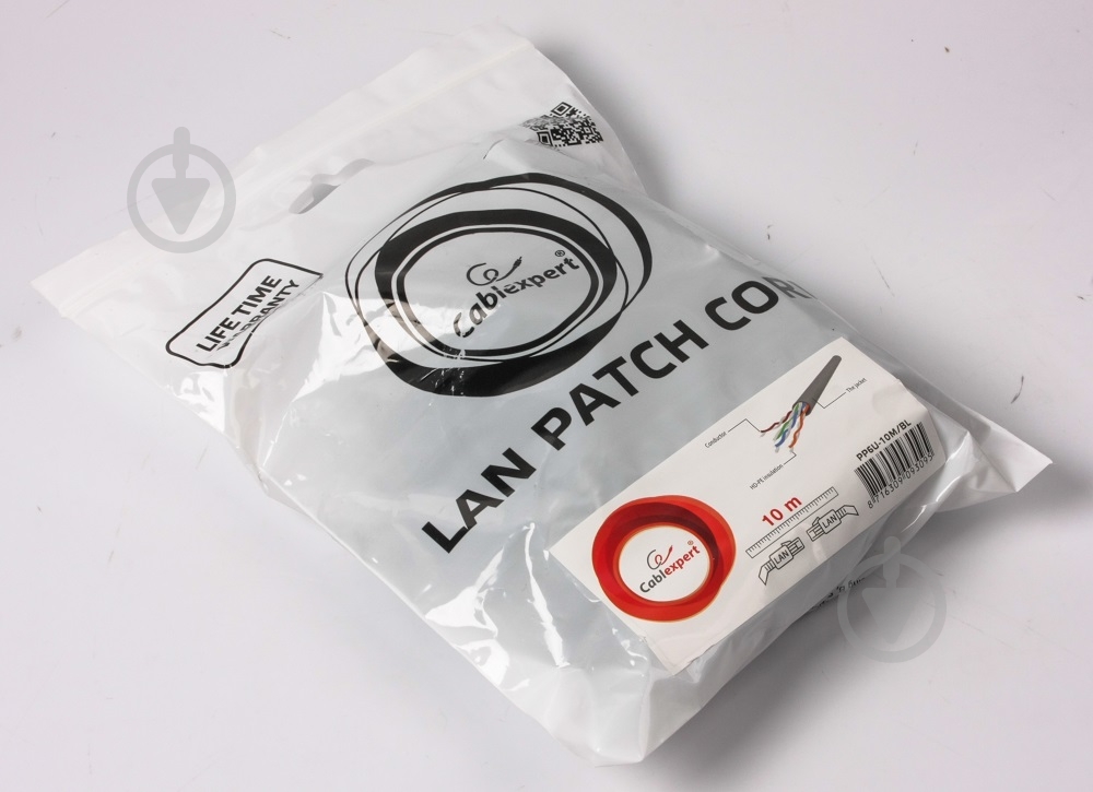 Патч-корд Cablexpert 10 м чорний (PP6U-10M/BL) UTP категорія 6 литий - фото 3 Патч-корд Cablexpert 10 м чорний (PP6U-10M/BL) UTP категорія 6 литий - фото 3