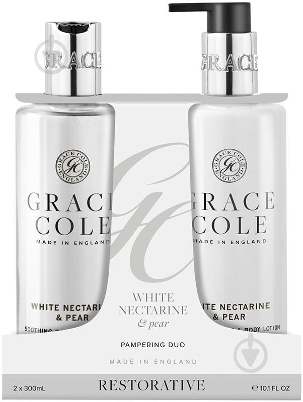 Набор GRACE COLE для тела White Nectarine & Pear Duo - фото 1