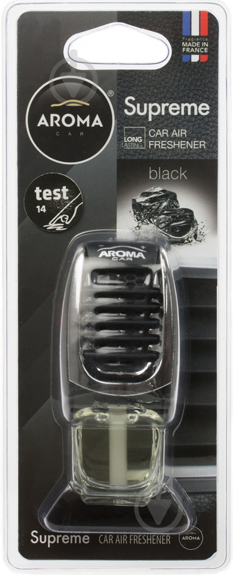 Ароматизатор на дефлектор  AromaCar Supreme black - фото 1