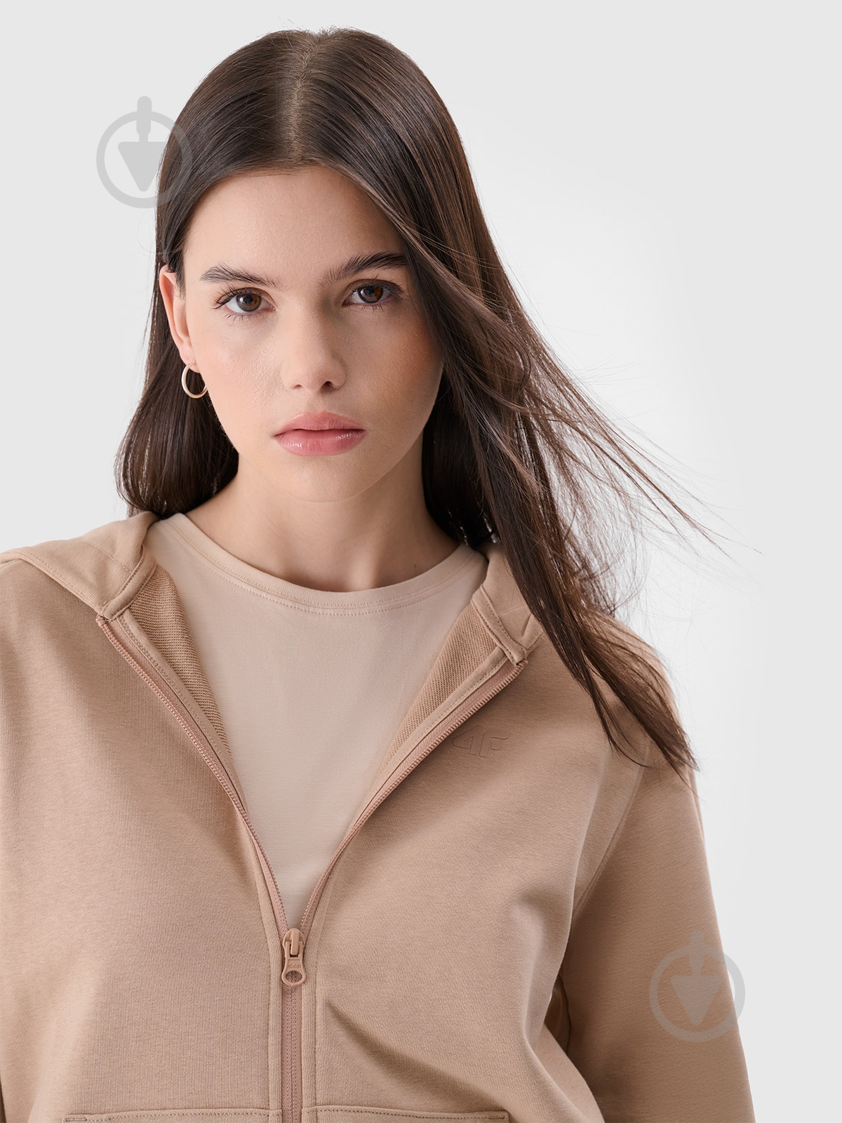 Джемпер 4F SWEATSHIRT F1620 4FWSS25TSWSF1620-83S р.2XL бежевый - фото 4 Джемпер 4F SWEATSHIRT F1620 4FWSS25TSWSF1620-83S р.2XL бежевый - фото 4