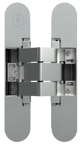 Петля Anselmi AN 142 3D (20 кг) врезная 144x27 матовый хром универсальная 1 шт. - фото 1 Петля Anselmi AN 142 3D (20 кг) врезная 144x27 матовый хром универсальная 1 шт. - фото 1