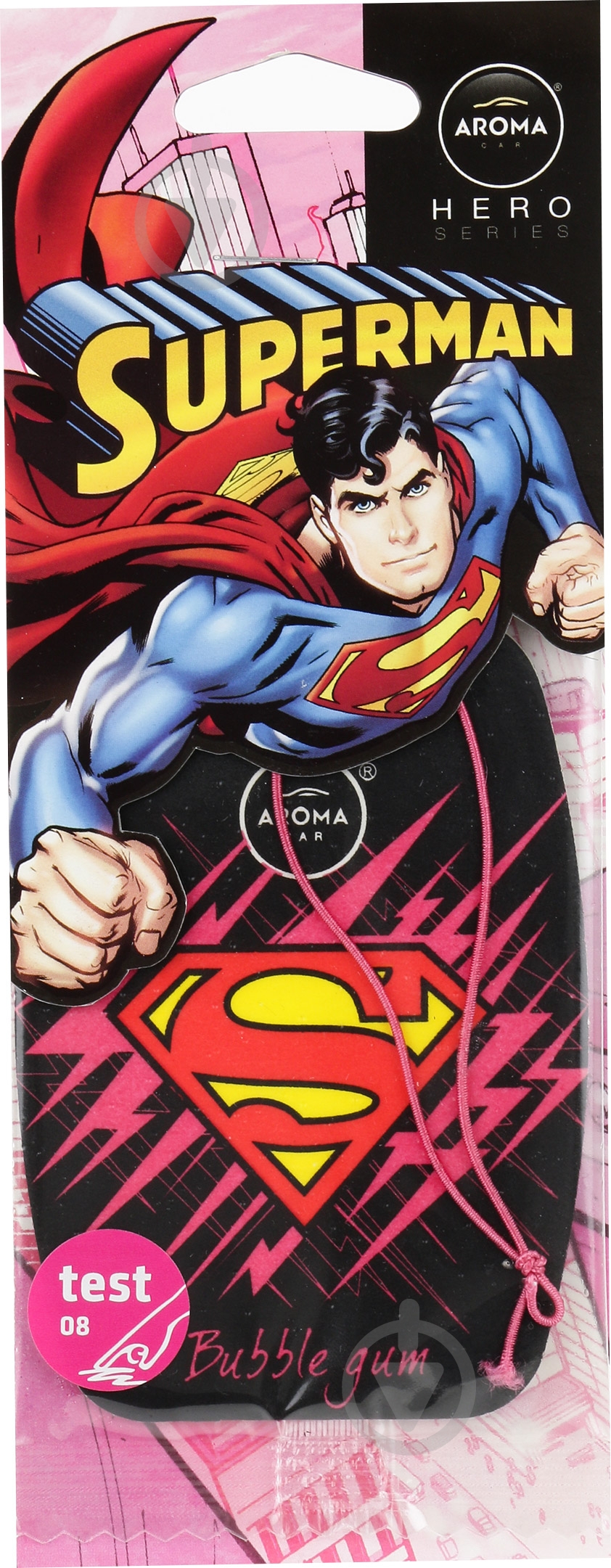 Ароматизатор подвесной MTM супермен бабл-гам - фото 1