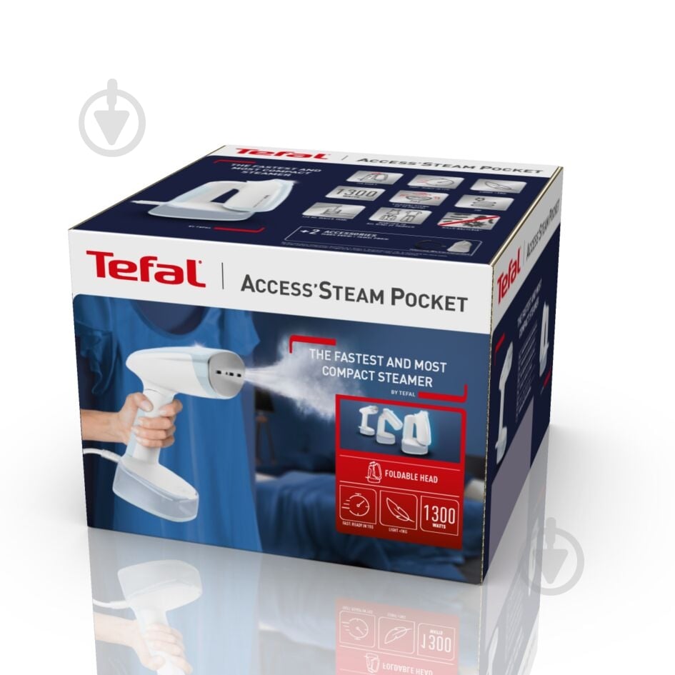 ВІТРИНА! Відпарювач Tefal Access Steam Pocket DT3041E1 - фото 3 ВІТРИНА! Відпарювач Tefal Access Steam Pocket DT3041E1 - фото 3