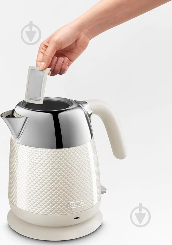 ВИТРИНА! Электрочайник Delonghi KBL 2001 W Luminosa - фото 3