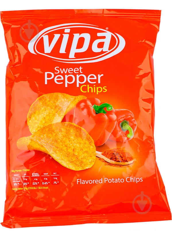 Чипси VIPA Солодкий перець 40г - фото 1 Чипси VIPA Солодкий перець 40г - фото 1