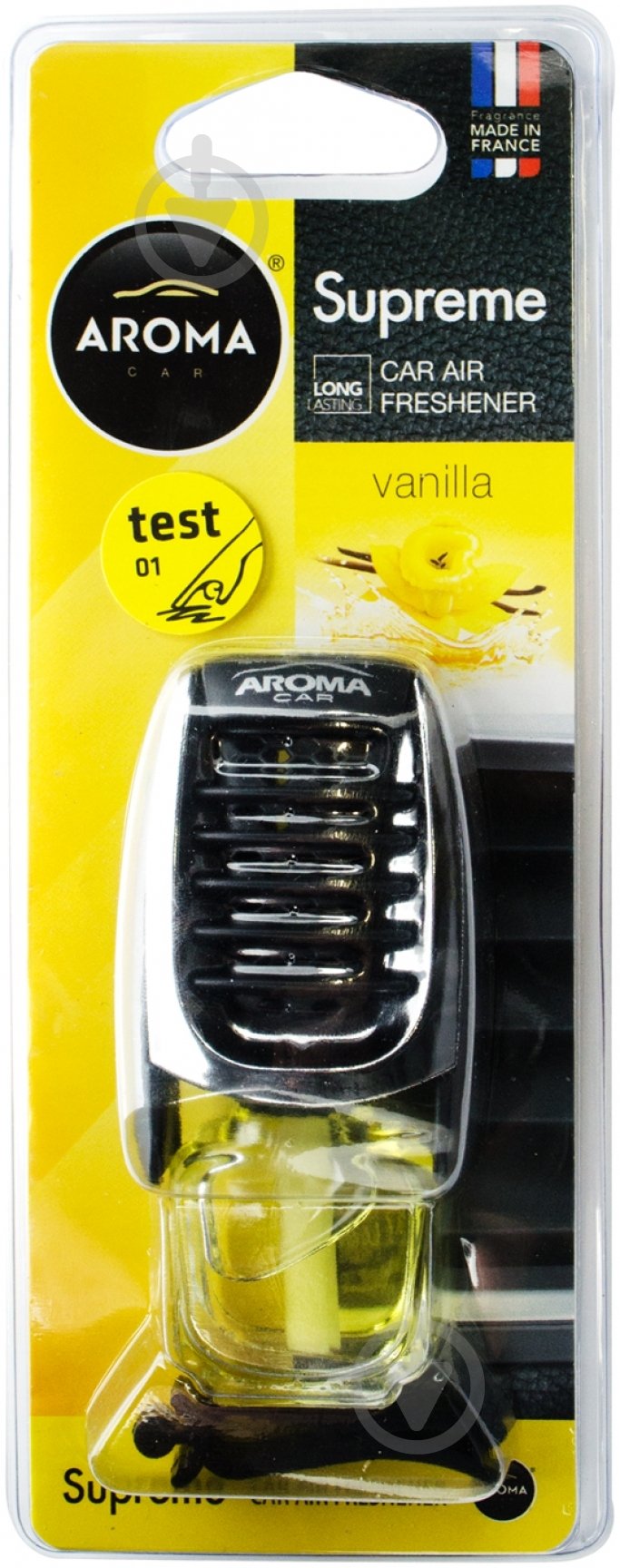 Ароматизатор на дефлектор  AromaCar Supreme ваниль - фото 1