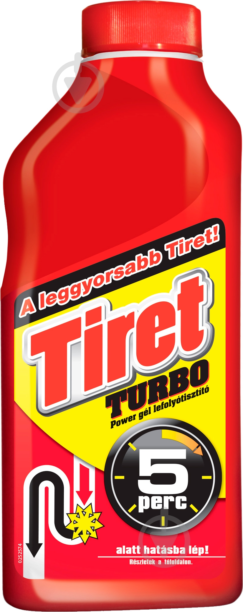 Средство для чистки труб Tiret Turbo 0,5 л - фото 1 Средство для чистки труб Tiret Turbo 0,5 л - фото 1